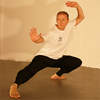 Kung fu instructor JM Baudat